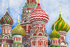 Watercolour on image by Lorna Markillie