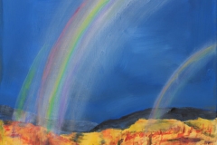 Rainbow of Great Fryup Dale in North Yorkshire