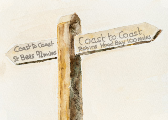 Coast to Coast signpost